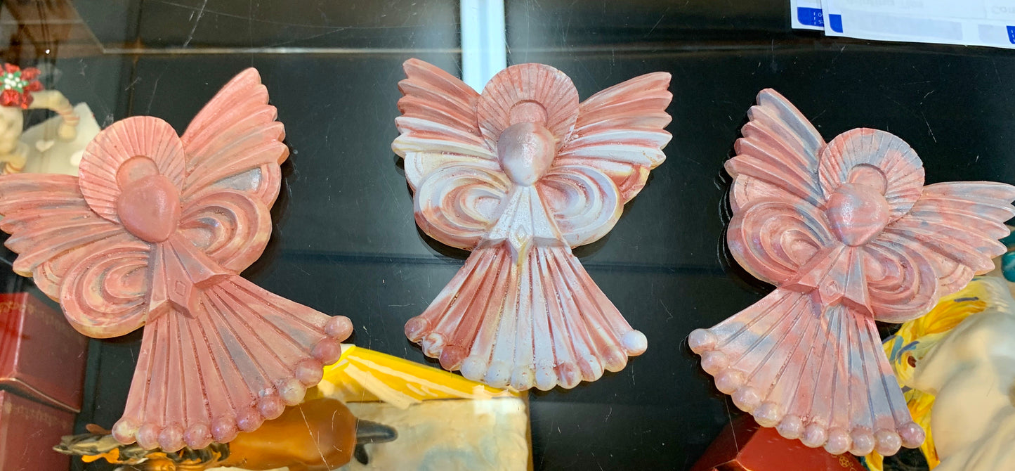 Large Angel Ornaments by Kicking Bird Pottery