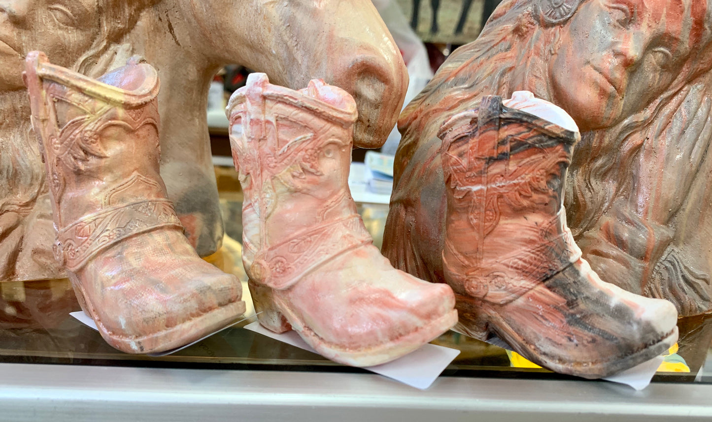 Cowboy Boot by Kicking Bird Pottery