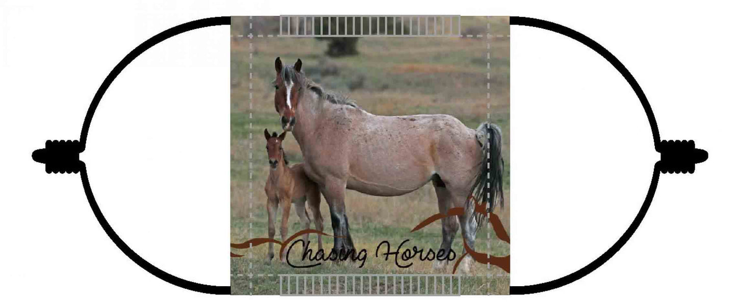 Chasing Horses Children's Face Masks