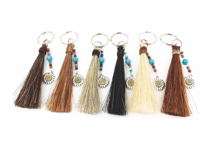 Horse Hair Keychains