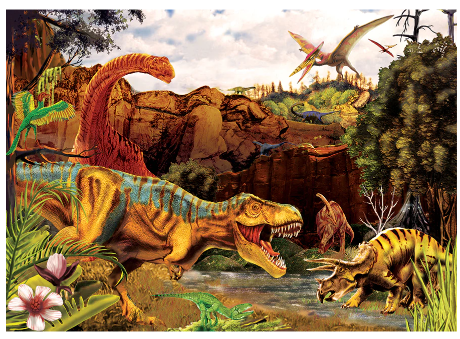 Dino Story (tray puzzle)