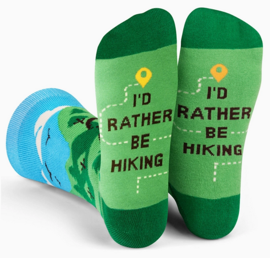 I'd Rather Be Hiking Socks