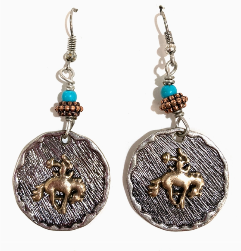 Cowboy Plate Earrings