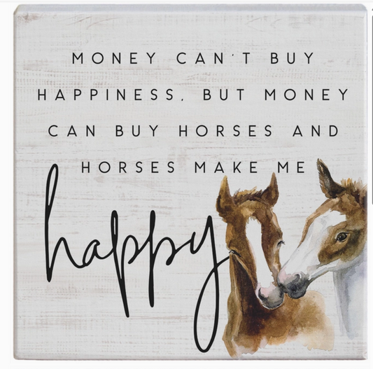 Horses Happy - Small Talk Square