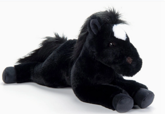 16" Medium Floppy Horse Black