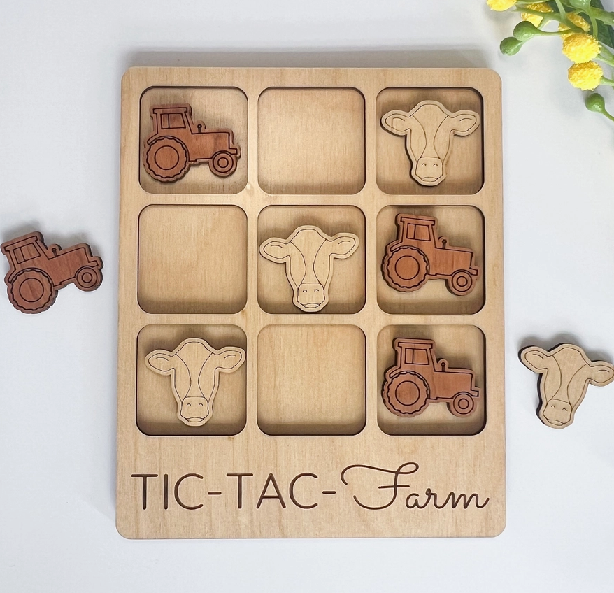 Tic-Tac-Toe Farm Game