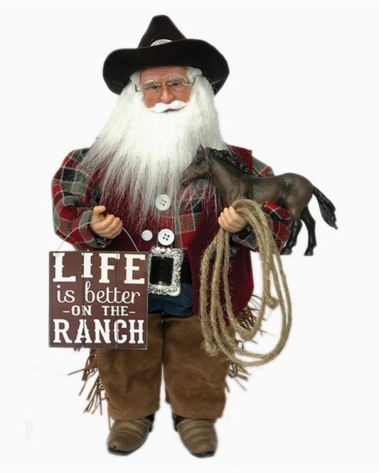 Life Is Better On the Ranch Claus