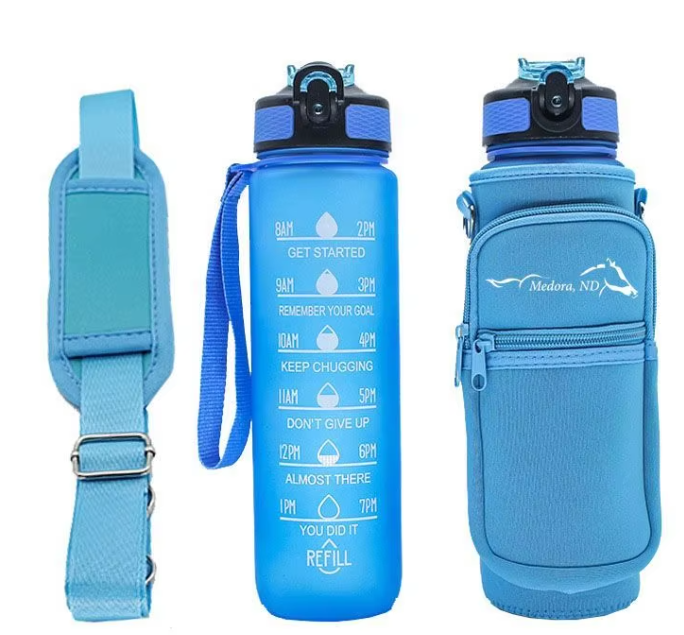 Chasing Horses Water bottle with carrier