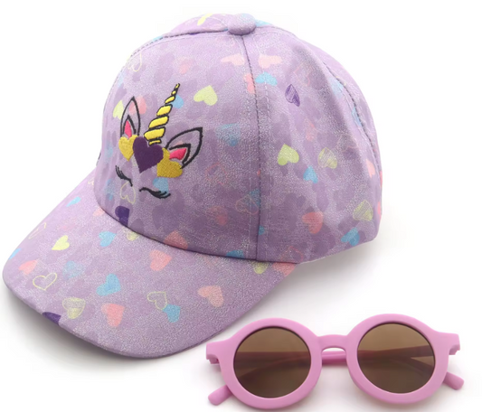 Kid's Hat and Sunglass set