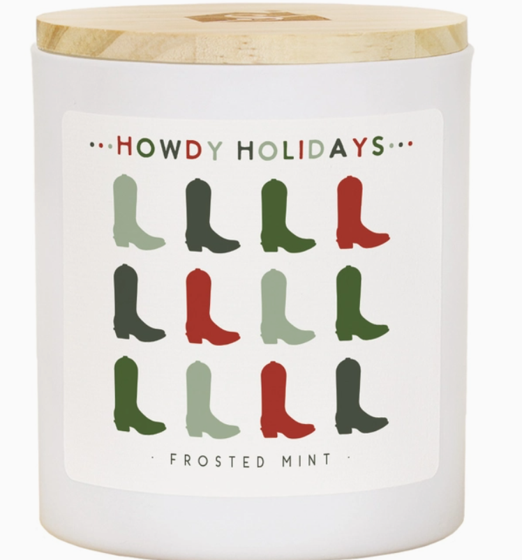 Howdy Holidays Boots - Mnt - Candles