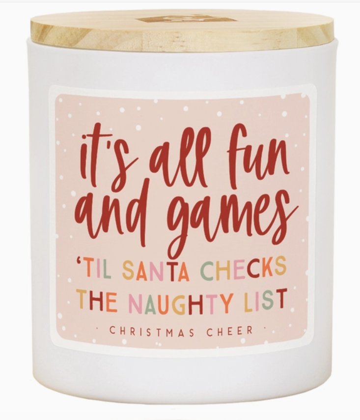 Fun and Games Santa - Cch - Candles