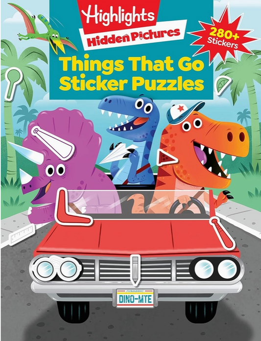 Things That Go Sticker Puzzles Things That Go Sticker Puzzles