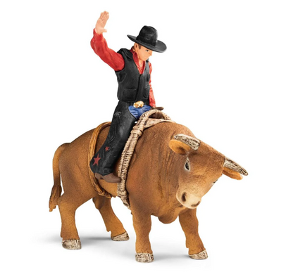 Schleich Cowboy with bull