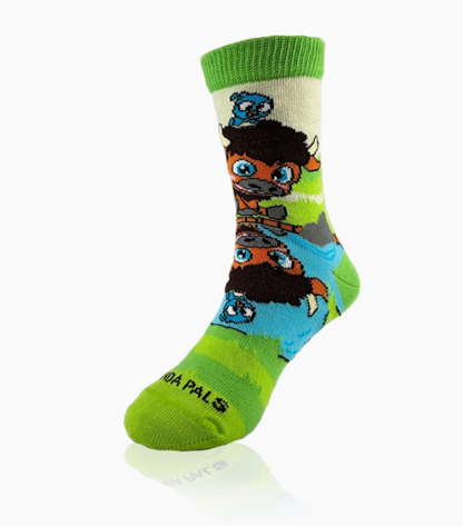 Bison Reflection Socks from the Sock Panda