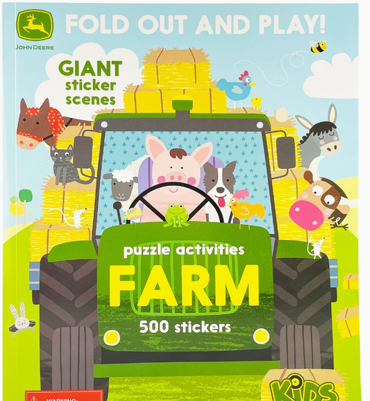 John Deere Kids Farm: 500 Stickers and Puzzle Activities