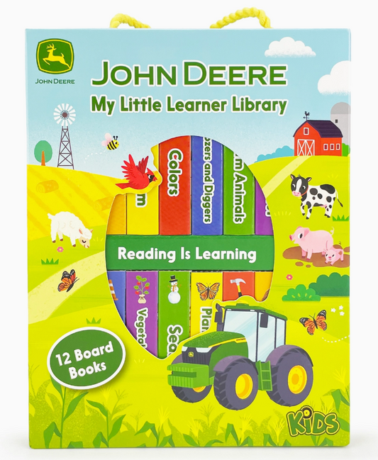 John Deere Kids My Little Learner Library Board Book Set
