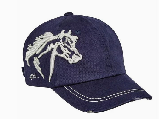 Lila 3D Horse Head Cap