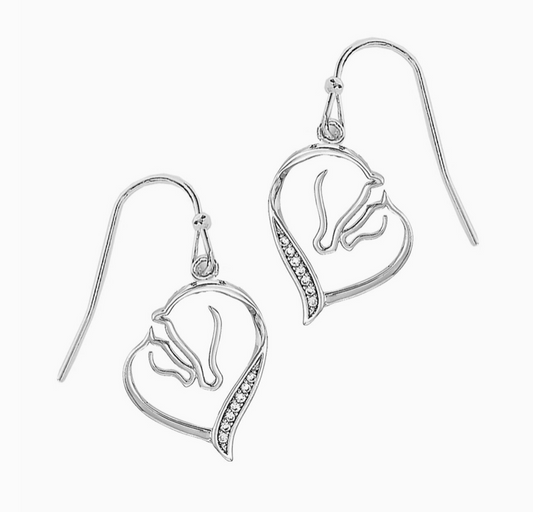 Mare & Foal Horse Head Earrings