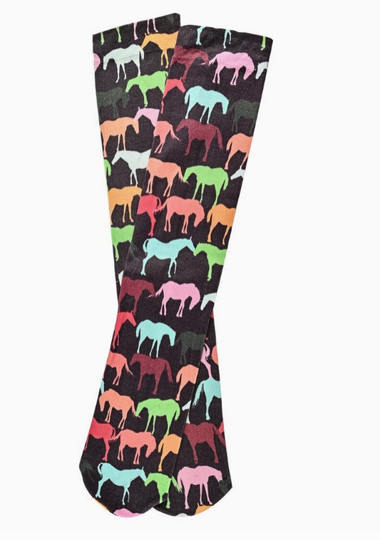 Colorful Horses Socks