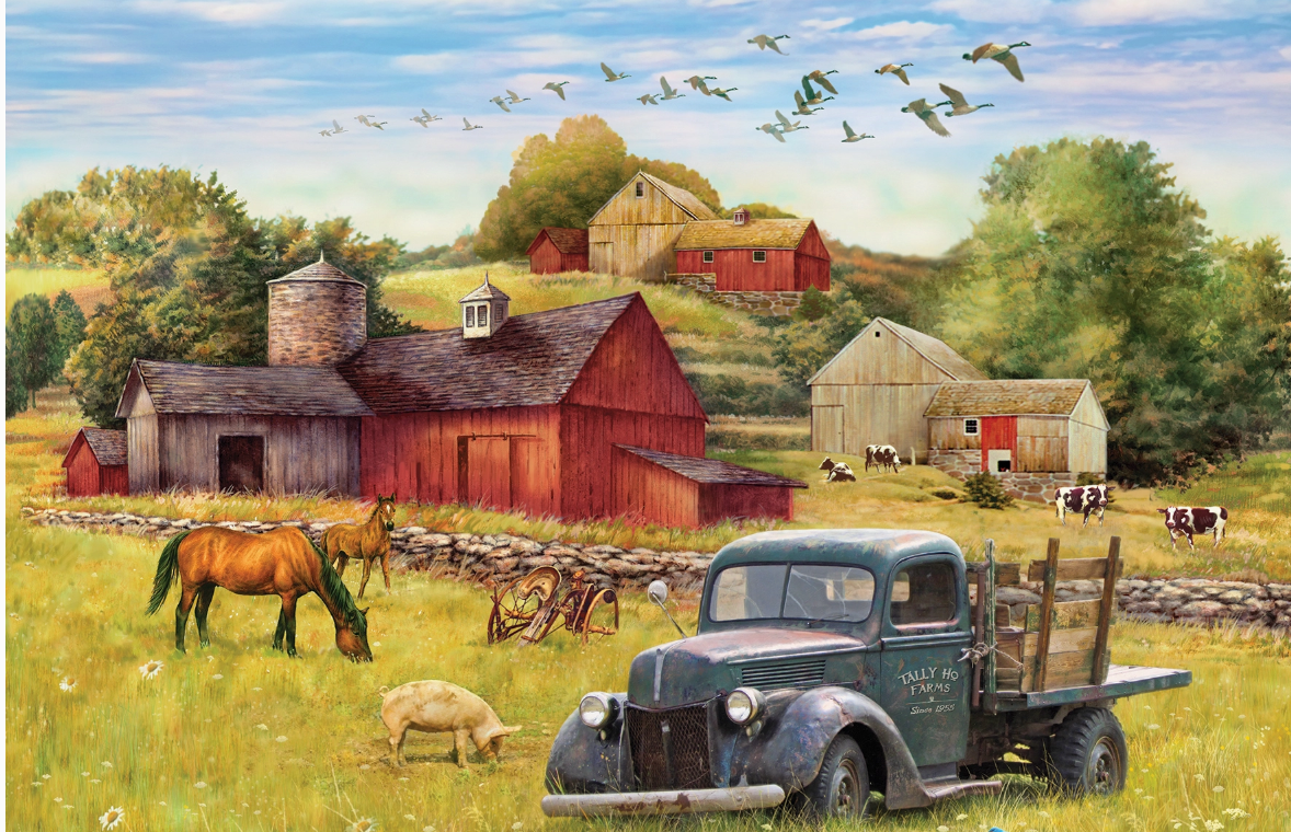Blue Truck Farm (Tray) 35pc Puzzle