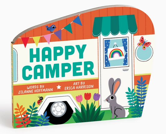 Happy Camper Shaped Board Book
