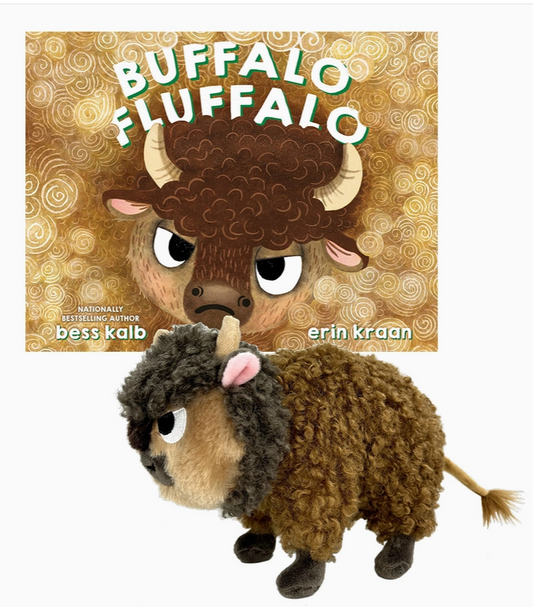 Buffalo Fluffalo Plush with Hardcover Book