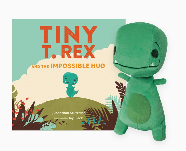 Tiny T. Rex Plush with Hardcover Book