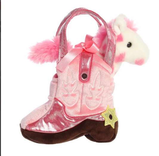 Aurora® - Fancy Pals™ - 7.5" Giddyup Boot™ Pink