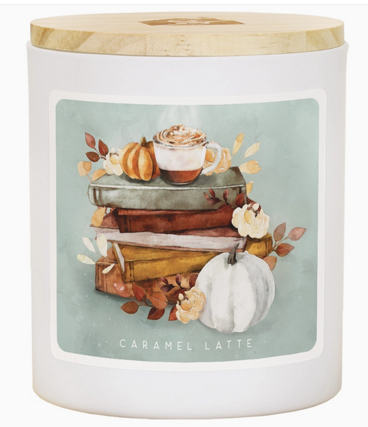 Fall Books Coffee - Lat - Candles
