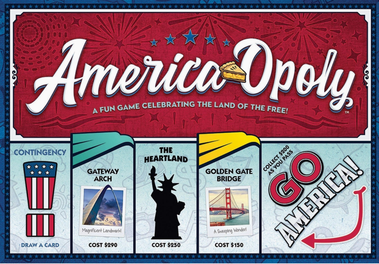 America-Opoly Board Game