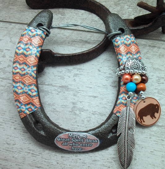 Big Lucky Horseshoe - Western Buffalo Spirit