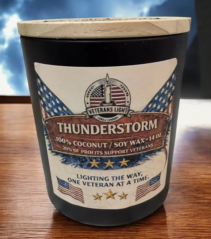 Thunderstorm Candle | Fresh Rain, Ozone & Earthy Scent