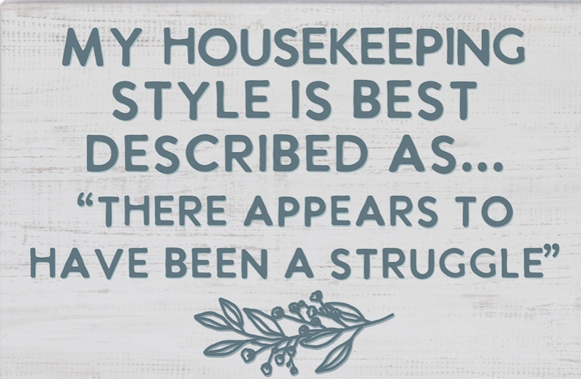 Housekeeping Style - Small Talk Rectangle