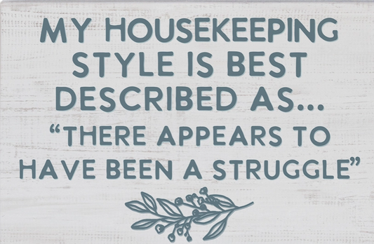 Housekeeping Style - Small Talk Rectangle