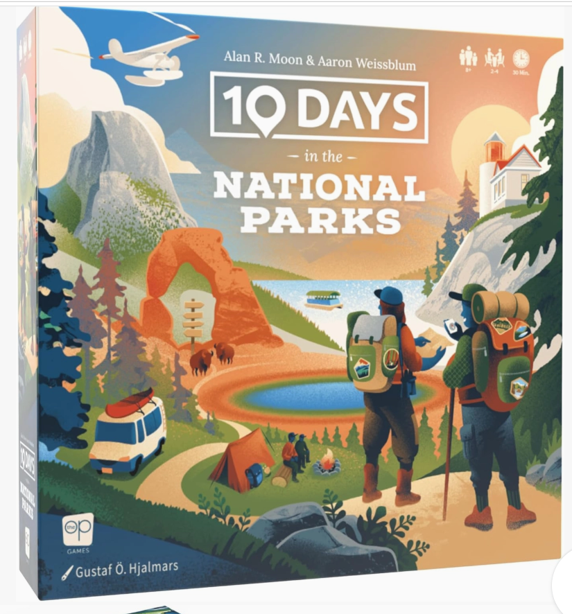 10 Days in the National Parks Board Game