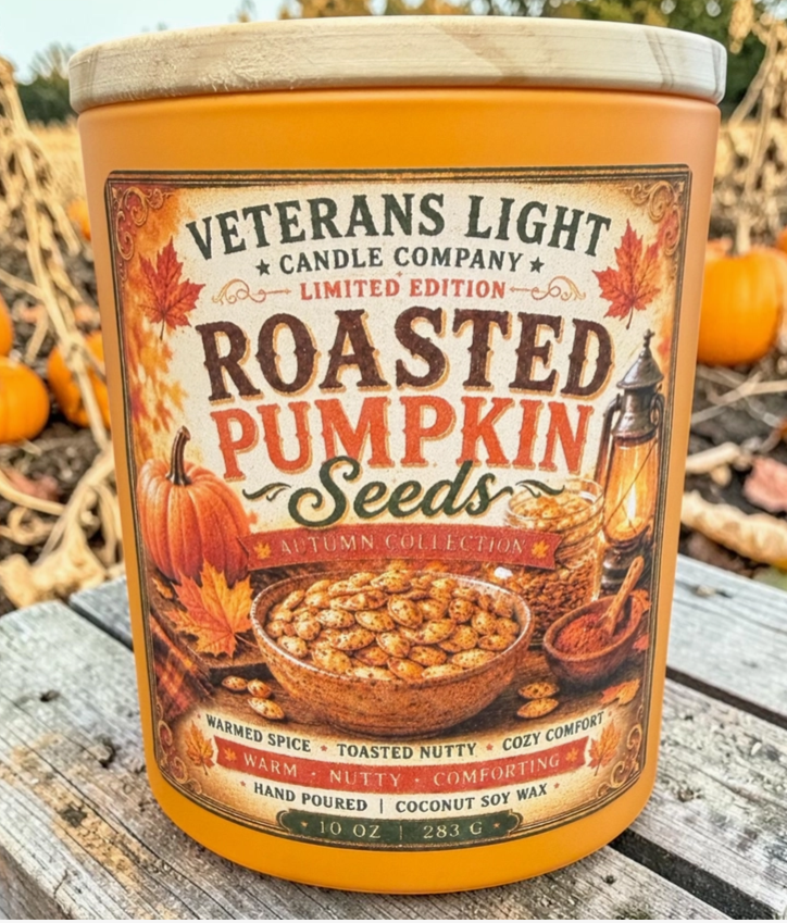 Roasted Pumpkin Seeds | Limited Edition Fall Candle 10oz