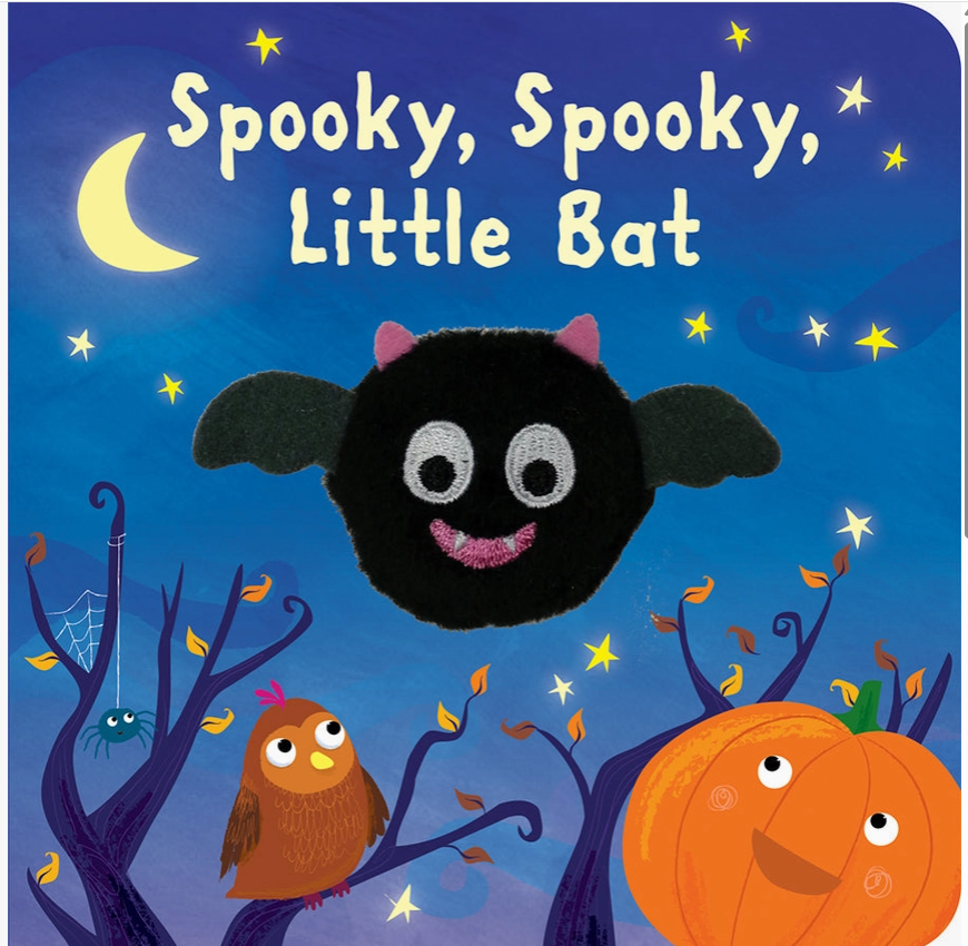 Spooky, Spooky, Little Bat Halloween Finger Puppet Book