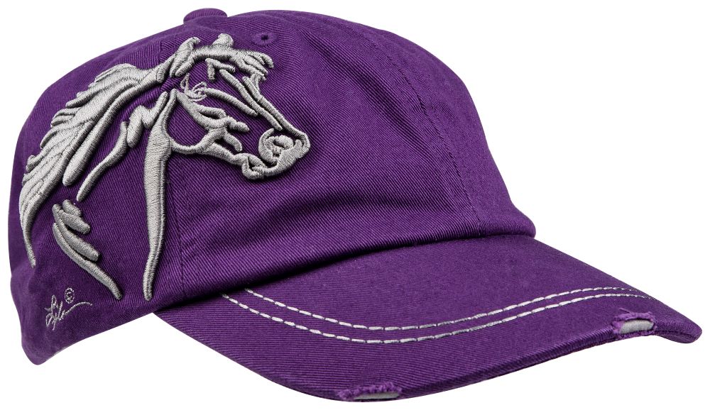 Lila 3D Horse Head Cap