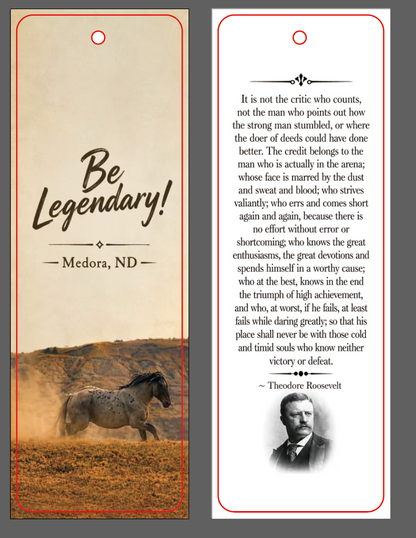 Chasing Horses Tassel bookmarks