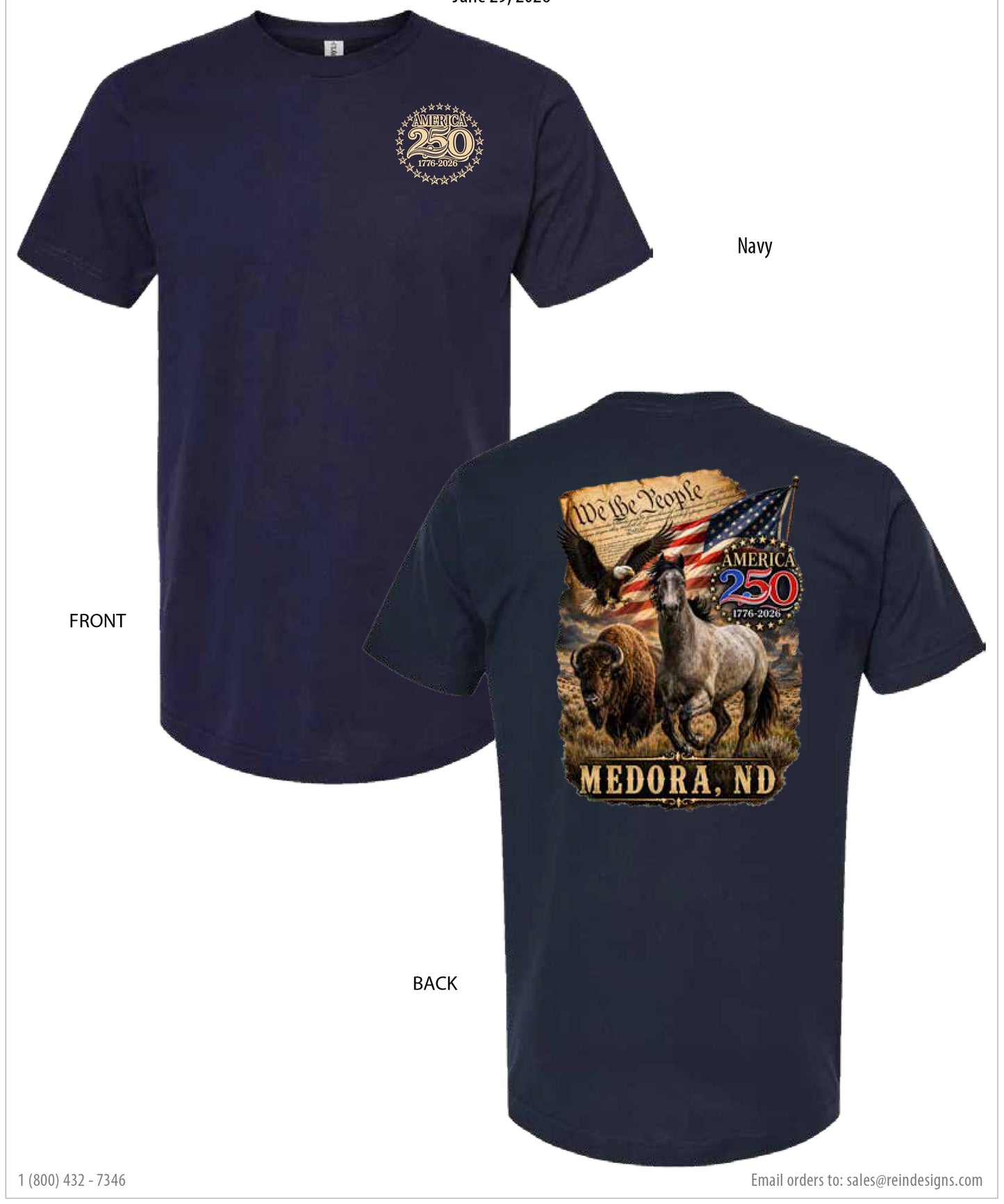 America 250 Youth T-shirt
