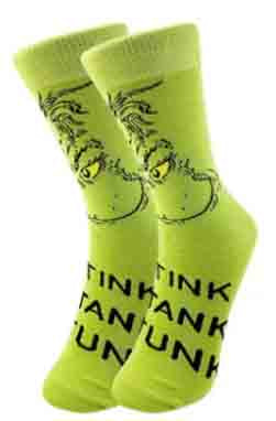 Grinch Christmas Socks