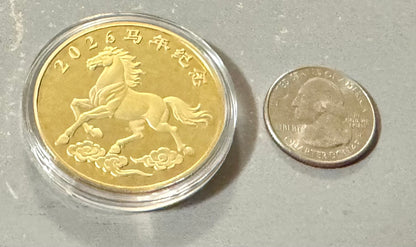 Year of the Horse Good Luck Coin