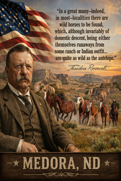 Chasing Horses Postcards