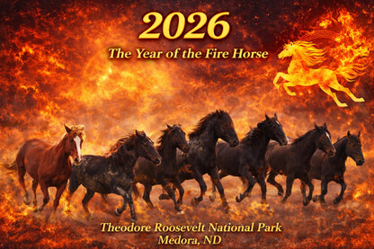 Chasing Horses Postcards