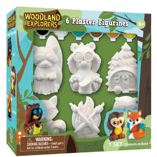 Woodland Explorers - Plaster Figurine Paint Set