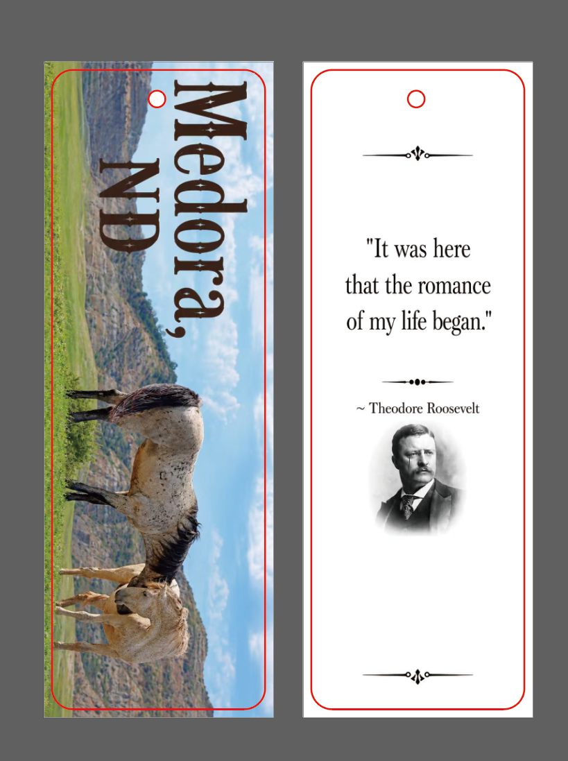 Chasing Horses Tassel bookmarks
