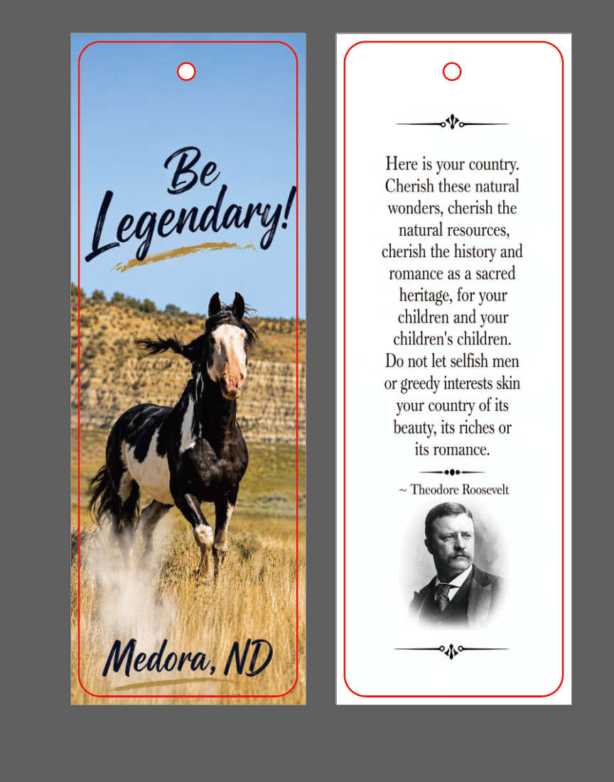 Chasing Horses Tassel bookmarks