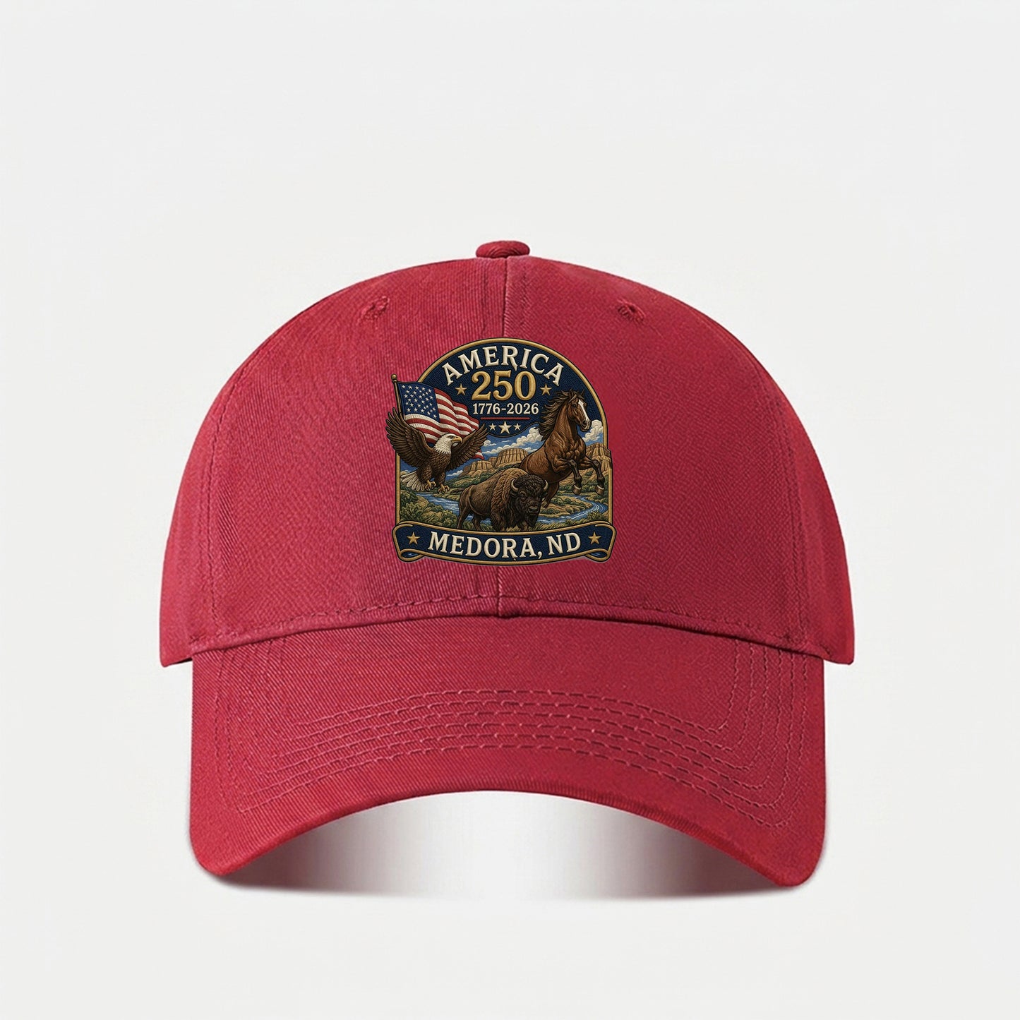 Chasing Horses America 250 Adjustable Baseball hat