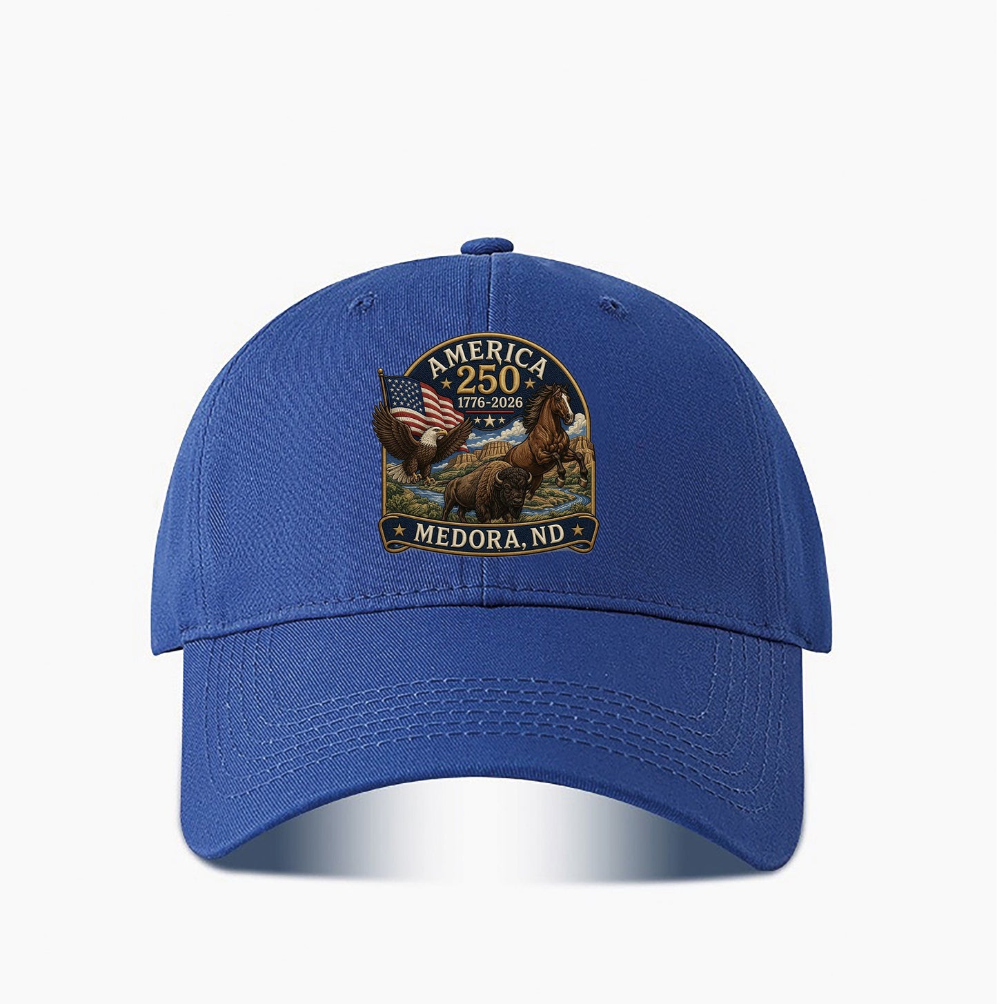 Chasing Horses America 250 Adjustable Baseball hat