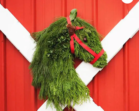 Horse Christmas Wreath